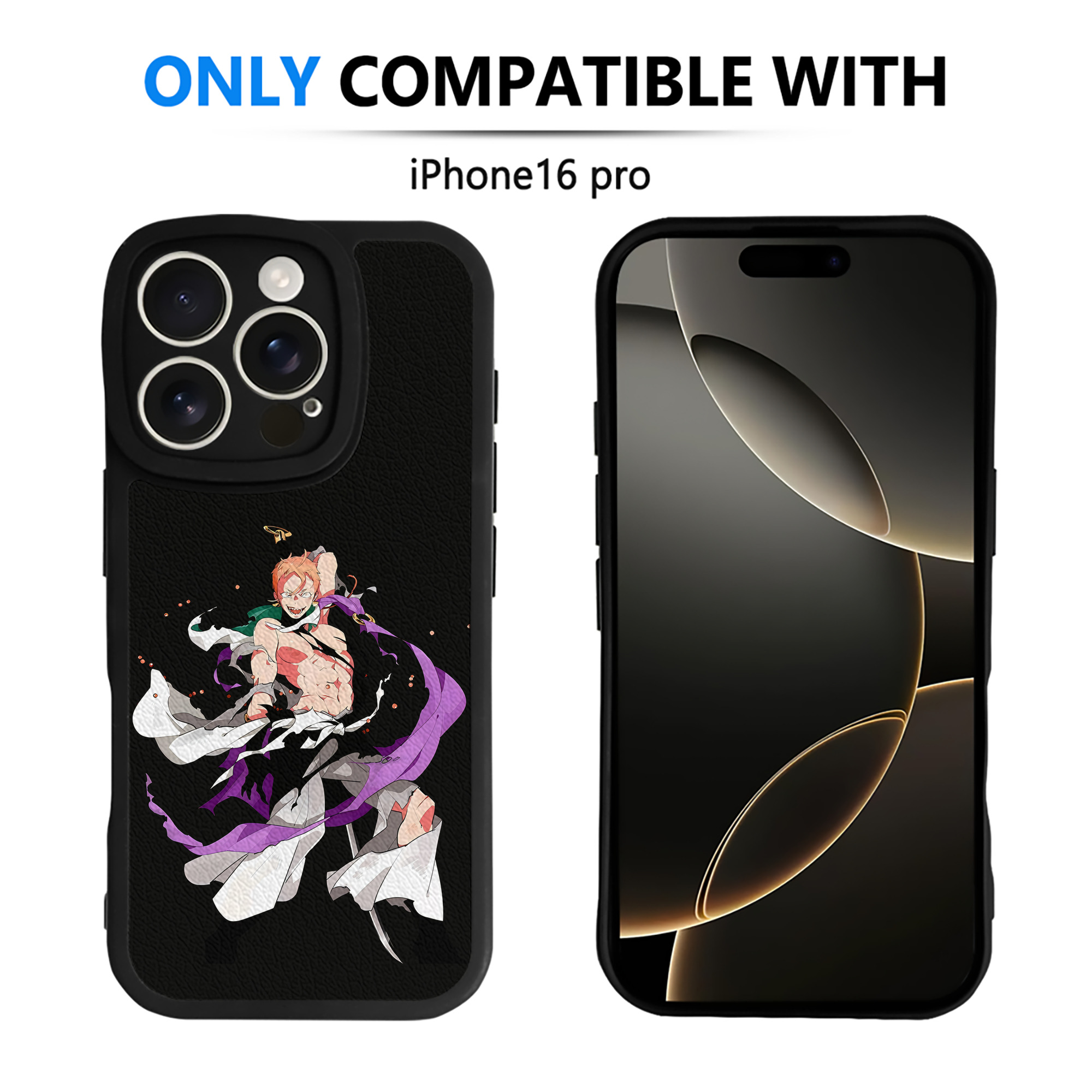 （画像用） 刀剣乱舞 Touken Ranbu 【iPhone 16シリーズ対応】シリコンスマホケース（レザー調） 材質：シリコン